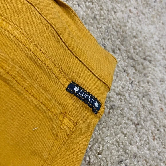Lucky Brand Women's Mustard Skinny Jeans - Picture 5 of 6